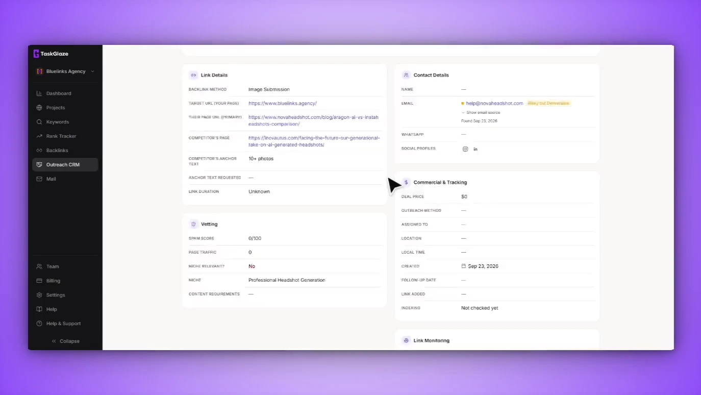 Monitor the link forever — product demo